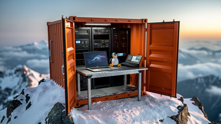 Featured image for Bootc and OSTree: Modernizing Linux System Deployment. Style: photorealistic.
