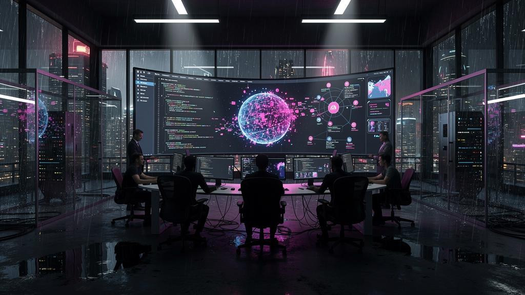 Featured image for I tried an open-source alternative to Notion, Obsidian, and Evernote and it blew my mind. Style: cyberpunk.