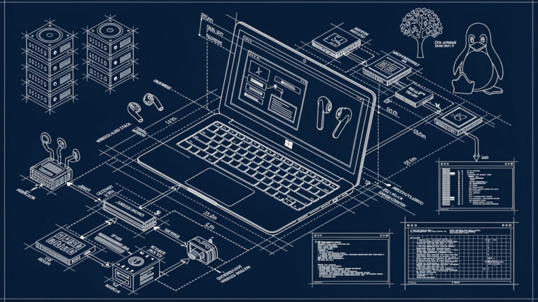Featured image for This app brought the native AirPods experience to Windows, and it’s a game changer. Style: blueprint.