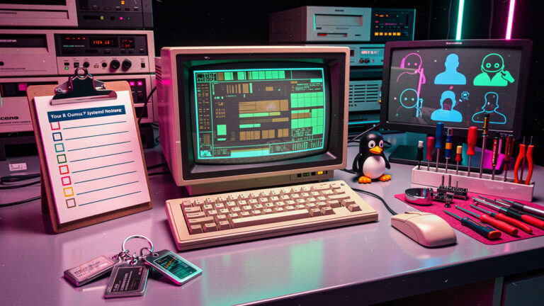 Featured image for New to Linux? These 4 systemd Tools Help You Fix Common Issues. Style: analog_retro.