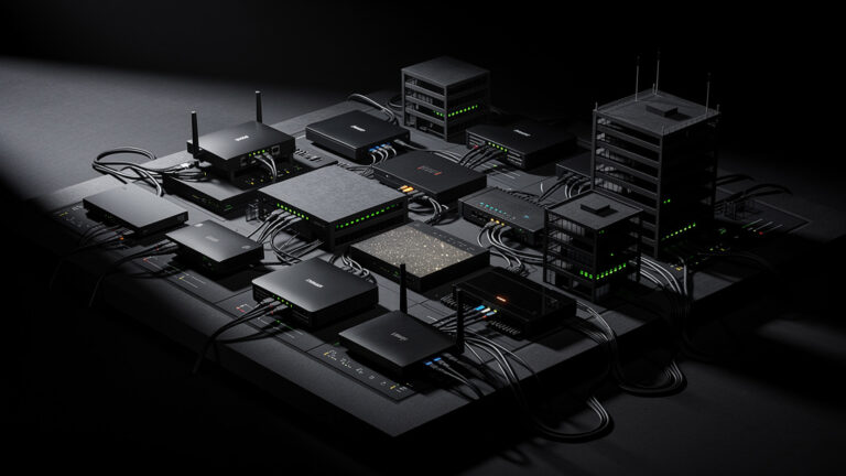 Featured image for The Home Network Dashboard I Built to Stop Guessing. Style: dark_moody.