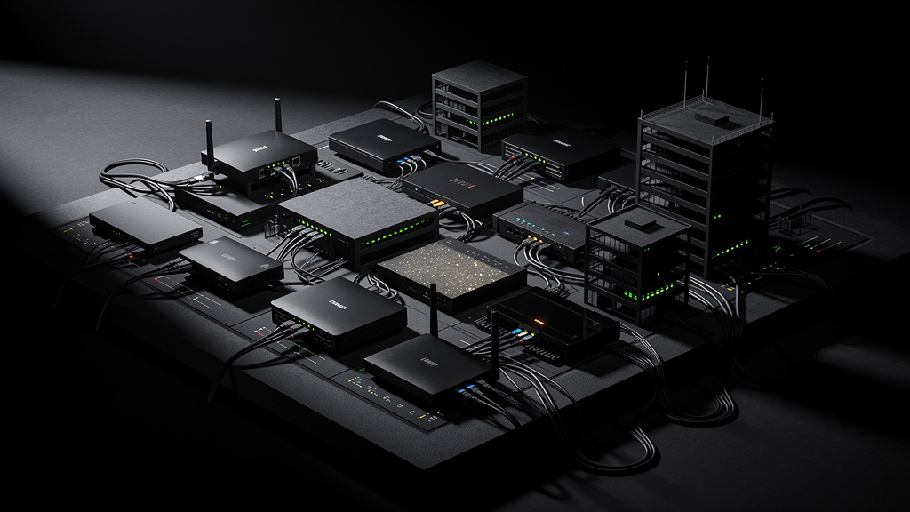 Featured image for The Home Network Dashboard I Built to Stop Guessing. Style: dark_moody.
