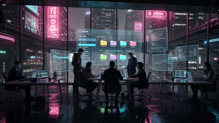 Featured image for NanaZip: A Free Windows File Archiver That Does What 7-Zip Won't. Style: cyberpunk.