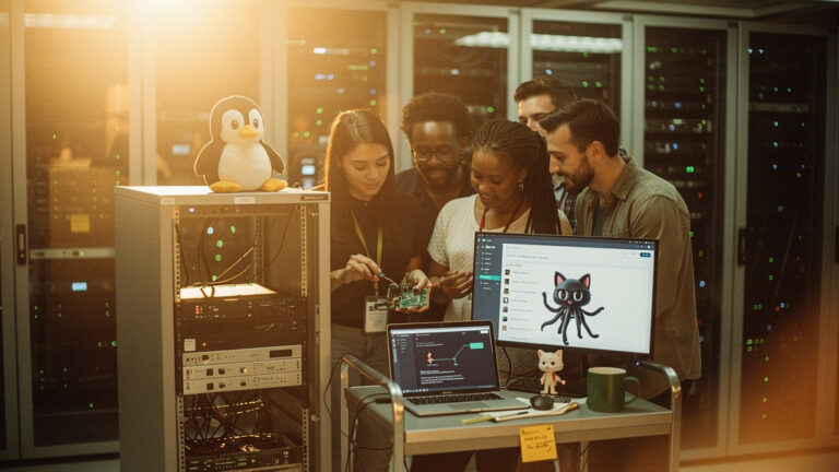 Featured image for Gitea the GitHub Alternative You Can Run on a Raspberry Pi or Cheap VPS. Style: vintage_film.