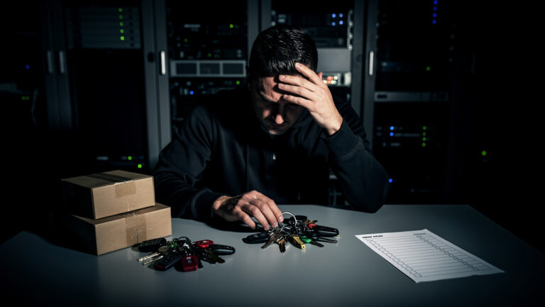 Featured image for Why I Self-Hosted My Password Manager And Immediately Regretted It. Style: dark_moody.