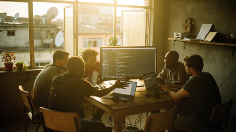 Featured image for Challenges Facing Open Source in Developing Countries. Style: vintage_film.