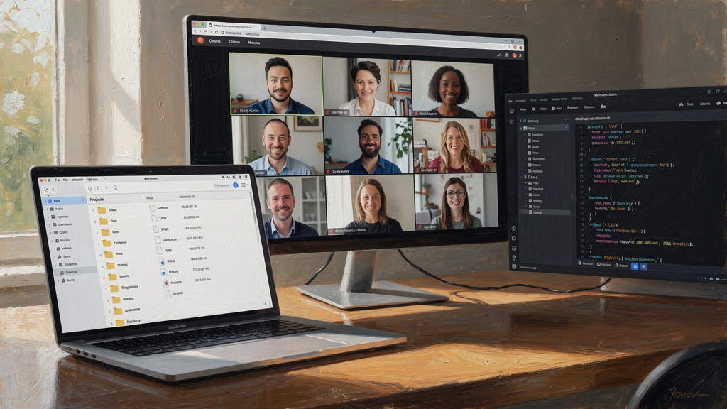 Featured image for This Open Source Tool Replaced My Bloated Nextcloud Setup. Style: editorial_painting.