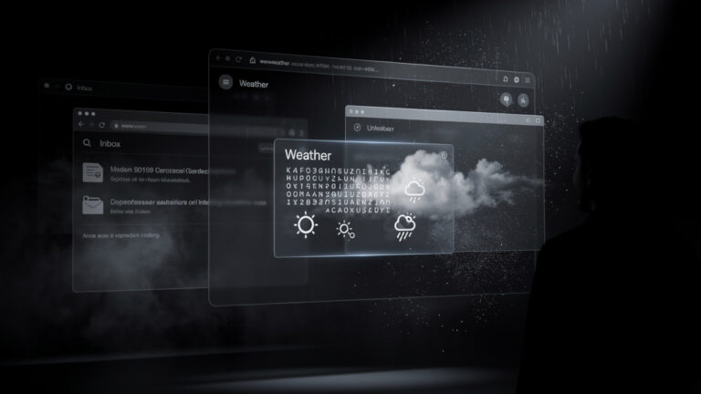 Featured image for Weathr: Check the Weather From Your Terminal With ASCII Art Animations. Style: dark_moody.