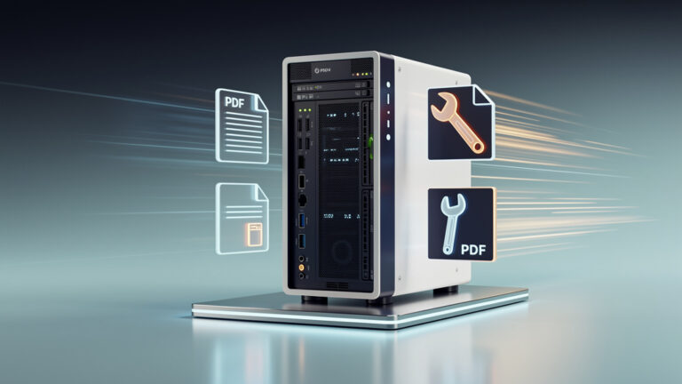 Featured image for Self-Host Your PDF Toolkit in 10 Minutes. Style: futurism.