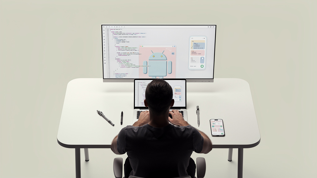 Featured image for Google Finally Let GPT and Claude Into Android Studio, and It Changes Everything. Style: minimalist.
