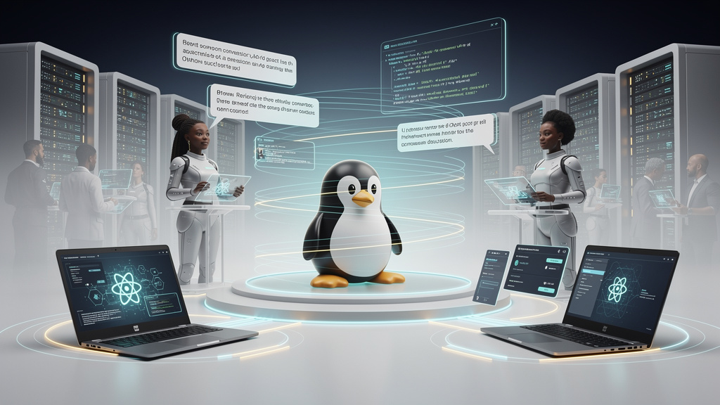 Featured image for HP Just Bet $100K on Linux Firmware. Here's Why That Matters for Your Next Laptop. Style: futurism.