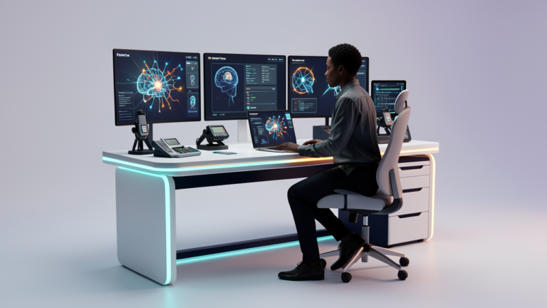 Featured image for OpenClaw: The AI Assistant That Lives in Your Messaging Apps. Style: futurism.