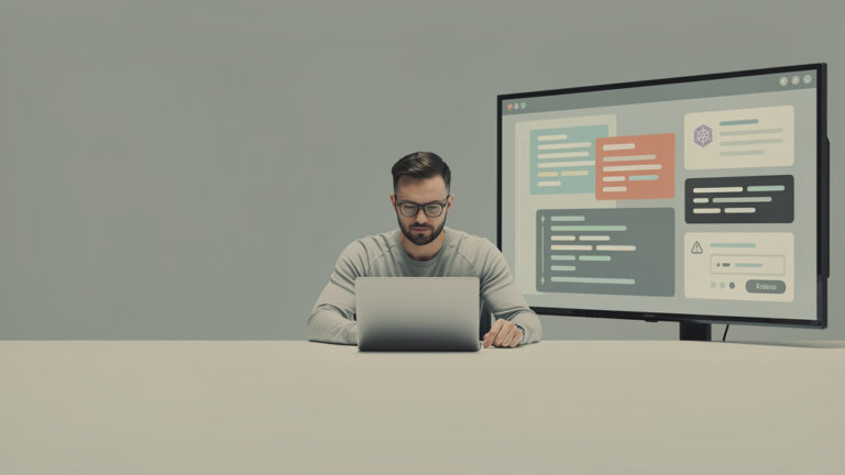 Featured image for Open Source Developer Faces Legal Threat from Corporate Giant. Style: minimalist.