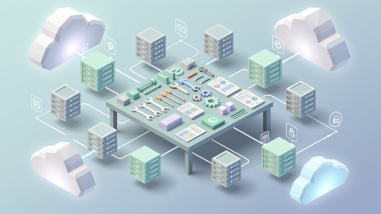 Featured image for I Saved $14,000/Year by Switching to These Free Cloud Tiers. Style: isometric.