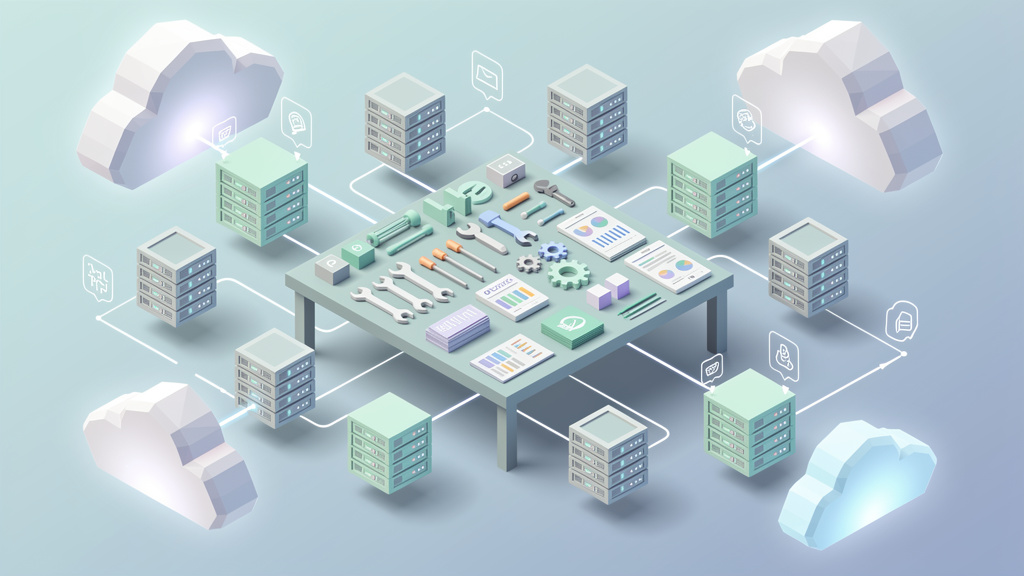 Featured image for I Saved $14,000/Year by Switching to These Free Cloud Tiers. Style: isometric.