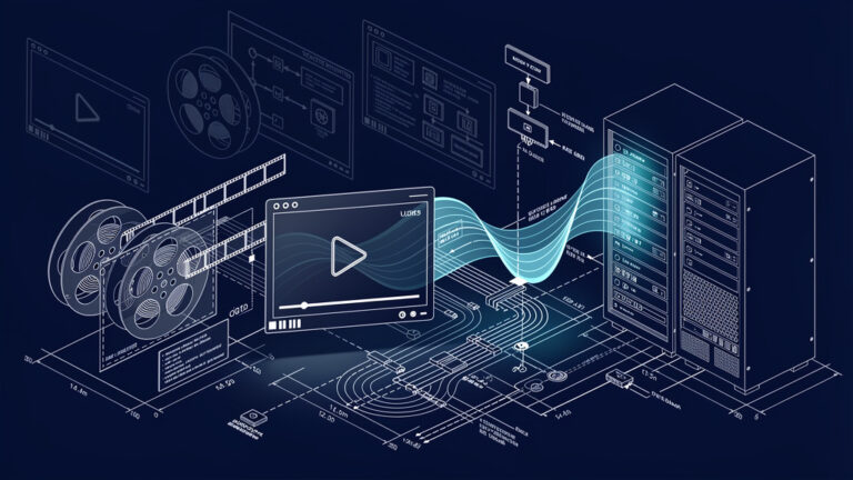 Featured image for Gemini Omni is Google's bet that video editing becomes a conversation. Style: blueprint.