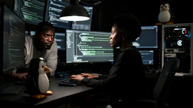 Featured image for Linux Devices and Drivers: Finally Explained Simply. Style: dark_moody.