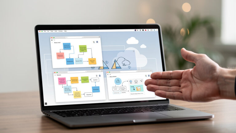 Featured image for 3 Open-Source Whiteboards That Run in Your Browser (No Account, No Install). Style: photorealistic.