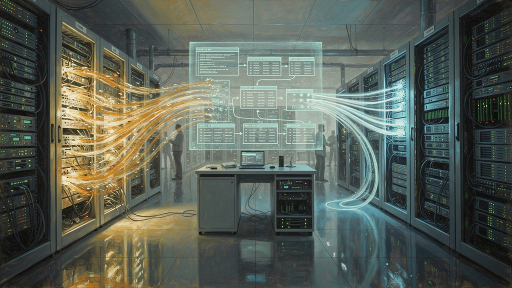 Featured image for Your Database Can't Handle Your Success (But ShardingSphere Can). Style: editorial_painting.
