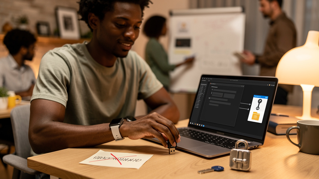 Featured image for From Manual Commands to Consistent Workflows with Copilot CLI. Style: concrete_people_editorial_developer_auth.