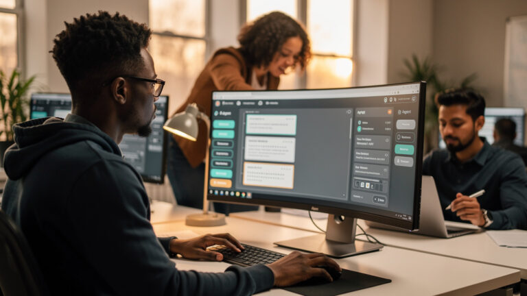 Featured image for Indirect Prompt Injection remains a fundamental security challenge for AI. Style: concrete_people_editorial_ai_agent_workflow.