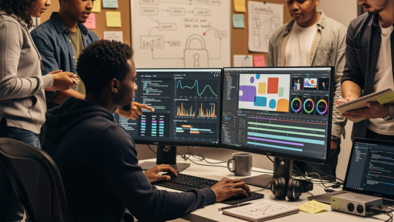 Featured image for Why Shotcut 26.6’s Vulkan Upgrade is a Game-Changer for Open-Source Video Editing. Style: concrete_people_editorial_general_article_workflow.
