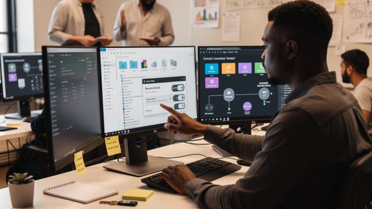 Featured image for What Does the Secure Boot Folder Do on Your PC? (And Why It’s Hidden). Style: concrete_people_editorial_general_article_workflow.