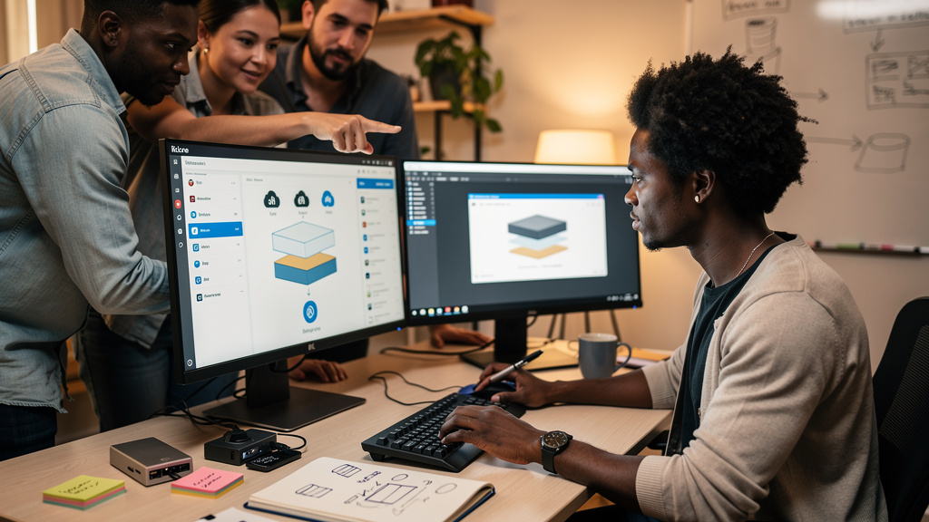 Featured image for Rclone UI – cross-platform graphical interface for rclone. Style: concrete_people_editorial_general_article_workflow.