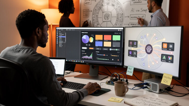 Featured image for Future of AI in Ubuntu: Thoughtful Integration via Snap. Style: concrete_people_editorial_general_article_workflow.