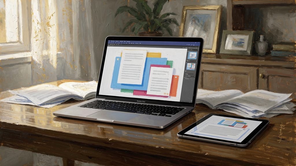 Featured image for ONLYOFFICE Just Made PDF Editing Actually Usable. Style: editorial_painting.