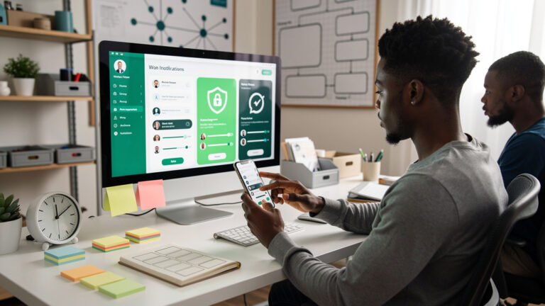Featured image for Practical WhatsApp settings that actually save you time. Style: topic-grounded-v5-people-first-logo-safe_featured_general_article_workflow.