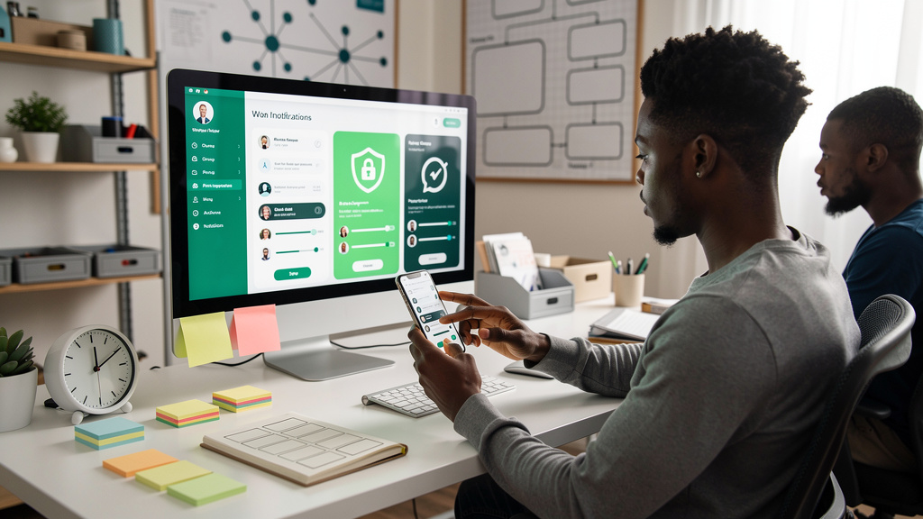 Featured image for Practical WhatsApp settings that actually save you time. Style: topic-grounded-v5-people-first-logo-safe_featured_general_article_workflow.