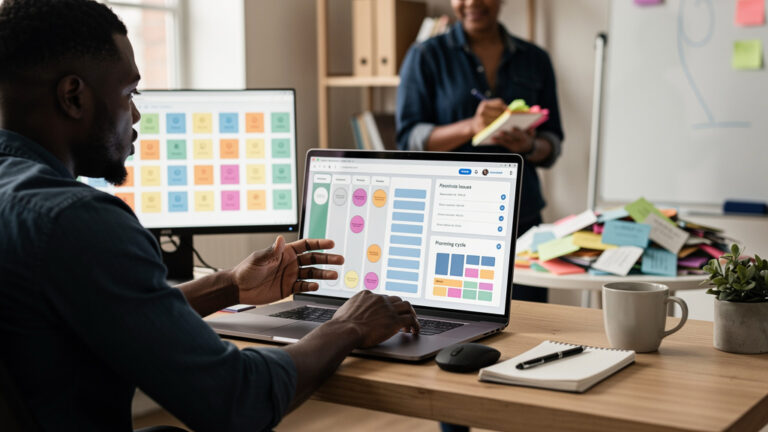 Featured image for Run a self-hosted game backlog manager on your Synology NAS. Style: topic-grounded-v5-people-first-logo-safe_featured_saas_workflow.