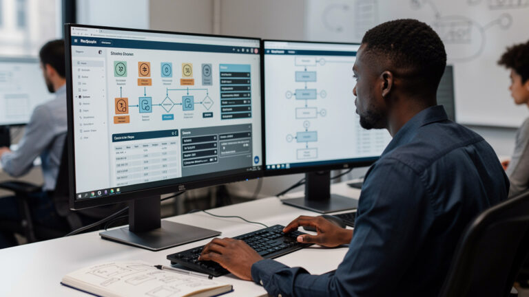Featured image for a2-stuff/indicium-mail-tui hands your inbox to a local AI over MCP. Style: topic-grounded-v5-people-first-logo-safe_featured_database_workflow.