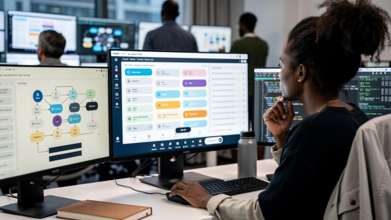Featured image for OpenAI drops ChatGPT free chat limits, but the fine print still bites. Style: topic-grounded-v5-people-first-logo-safe_featured_ai_agent_workflow.