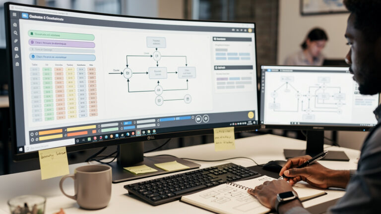 Featured image for seventeen free PHP web frameworks, ranked by where they fit. Style: topic-grounded-v5-people-first-logo-safe_featured_database_workflow.