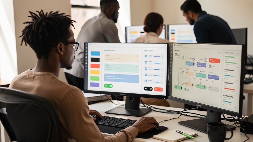 Featured image for OpenSearch is no longer the Elasticsearch fork and they know it. Style: topic-grounded-v5-people-first-logo-safe_featured_ai_agent_workflow.