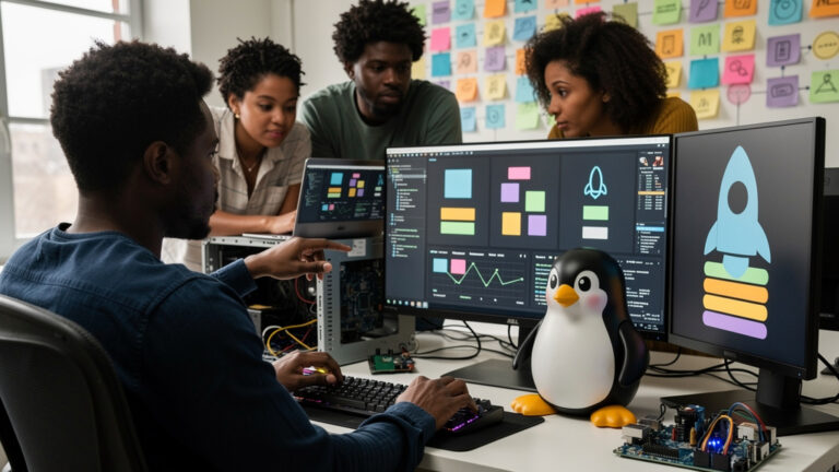 Featured image for Linux Users Cling to the Terminal, and It Is Not Gatekeeping. Style: topic-grounded-v5-people-first-logo-safe_featured_general_article_workflow.