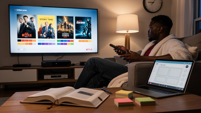Featured image for Five Emmy-Winning Netflix Limited Series You Can Finish in a Weekend. Style: topic-grounded-v5-people-first-logo-safe_featured_general_article_workflow.
