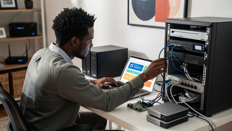 Featured image for One folder, every cloud: how rclone replaced three sync apps on my PC. Style: topic-grounded-v5-people-first-logo-safe_featured_infrastructure_workflow.