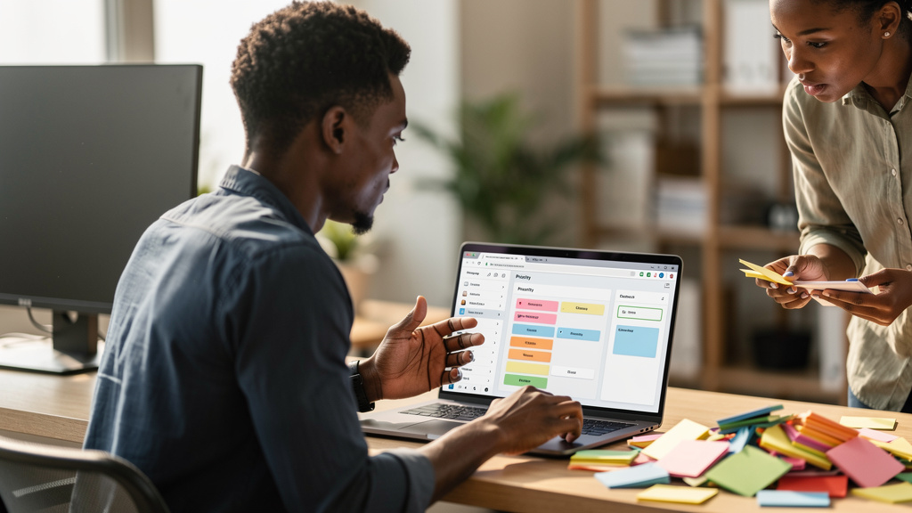 Featured image for Your side project needs a path to attention before polish. Style: topic-grounded-v5-people-first-logo-safe_featured_saas_workflow.