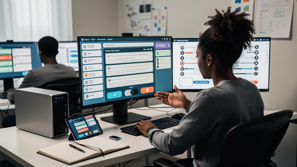 Featured image for Linux networking interview prep for people who have shipped systems. Style: topic-grounded-v5-people-first-logo-safe_featured_ai_agent_workflow.