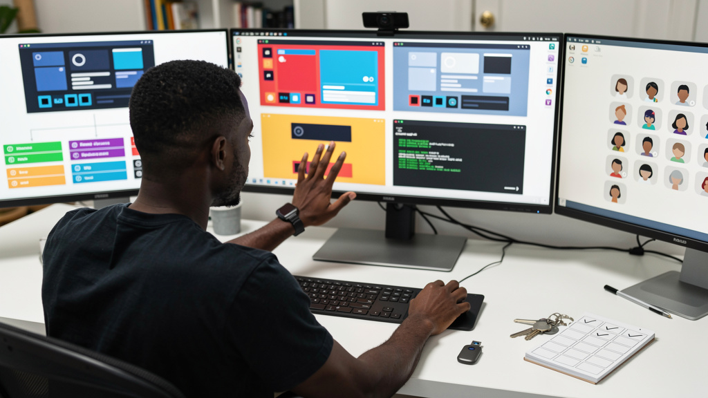 Featured image for Pick Your Linux Desktop First, Then the Distro Around It. Style: topic-grounded-v5-people-first-logo-safe_featured_general_article_workflow.