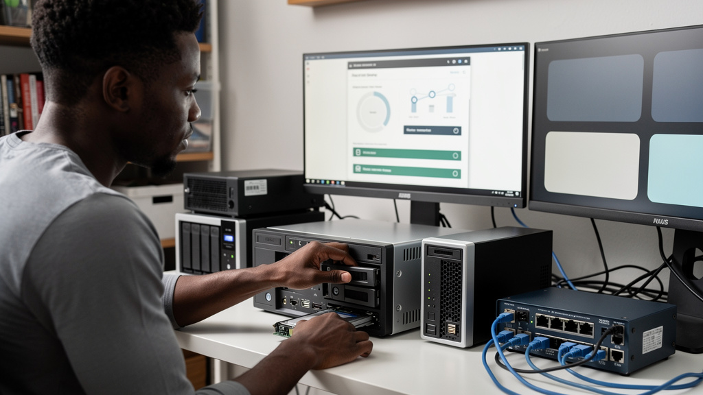 Featured image for A NAS-hosted day planner earns its keep after a week offline. Style: topic-grounded-v5-people-first-logo-safe_featured_infrastructure_workflow.
