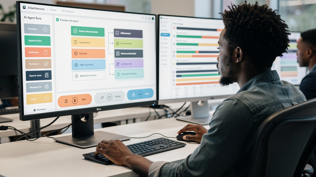 Featured image for openJiuwen swaps the lone AI agent for a coordinated swarm. Style: topic-grounded-v5-people-first-logo-safe_featured_ai_agent_workflow.