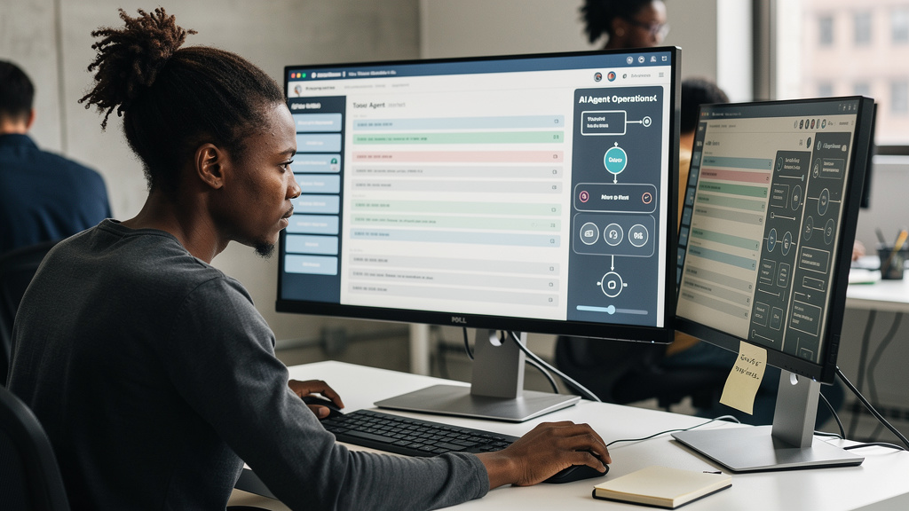 Featured image for vllm gives a small agent stack real concurrency without rewrites. Style: topic-grounded-v5-people-first-logo-safe_featured_ai_agent_workflow.