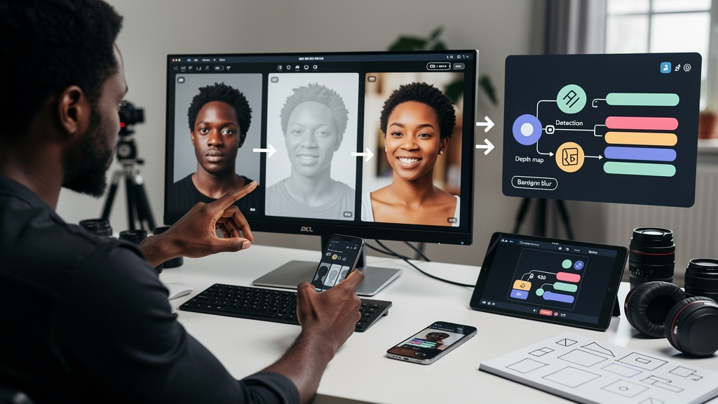 Featured image for What smartphone portrait mode actually does to your photo. Style: topic-grounded-v5-people-first-logo-safe_featured_general_article_workflow.