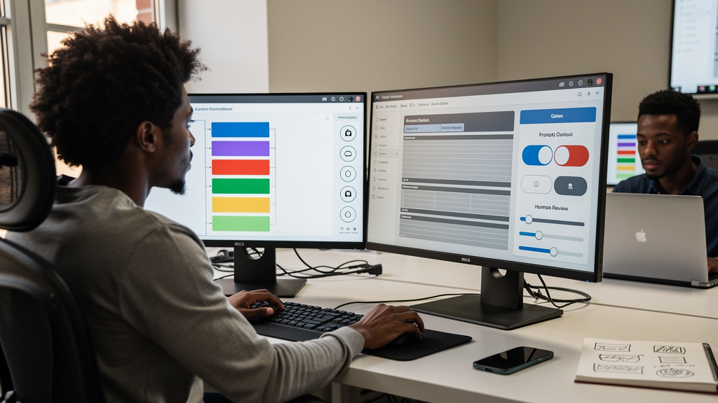Featured image for A Claude Code workflow that survives a real Python project. Style: topic-grounded-v5-people-first-logo-safe_featured_ai_agent_workflow.