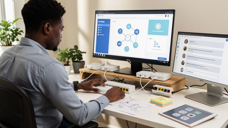 Featured image for Wireless mesh can carry real LAN traffic to a wired port. Style: topic-grounded-v5-people-first-logo-safe_featured_general_article_workflow.