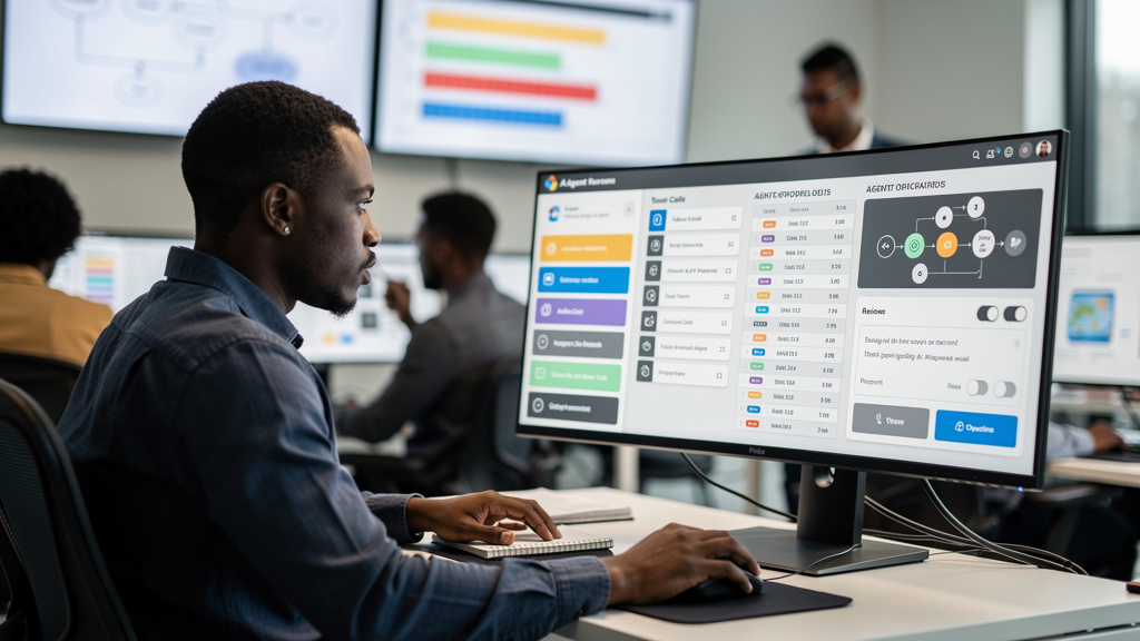 Featured image for Seven free Linux tools that automate the desktop without scripting. Style: topic-grounded-v5-people-first-logo-safe_featured_ai_agent_workflow.